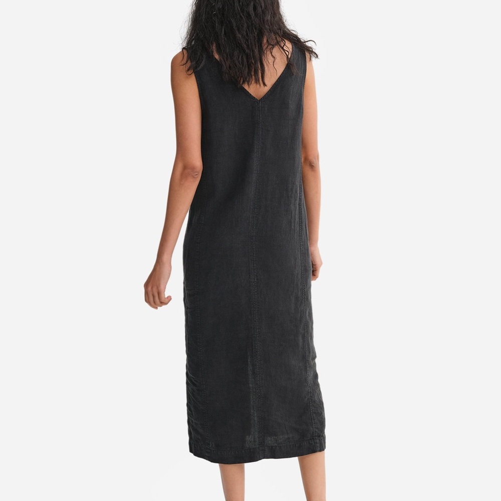Linen Tank Center Seam Dress
